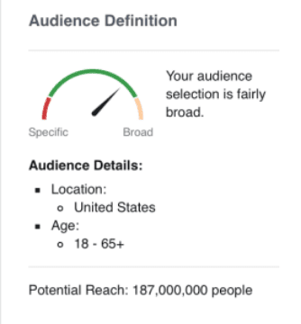 Broad audience targeting on Facebook - lead magnets